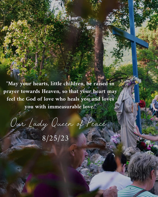 Message from the Queen of Peace on August 25th, 2023