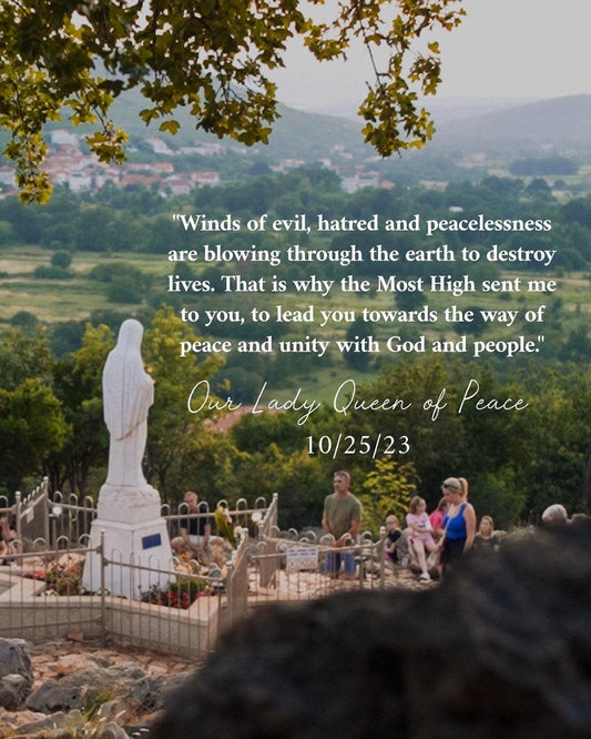 Message from the Queen of Peace on October 25th, 2023