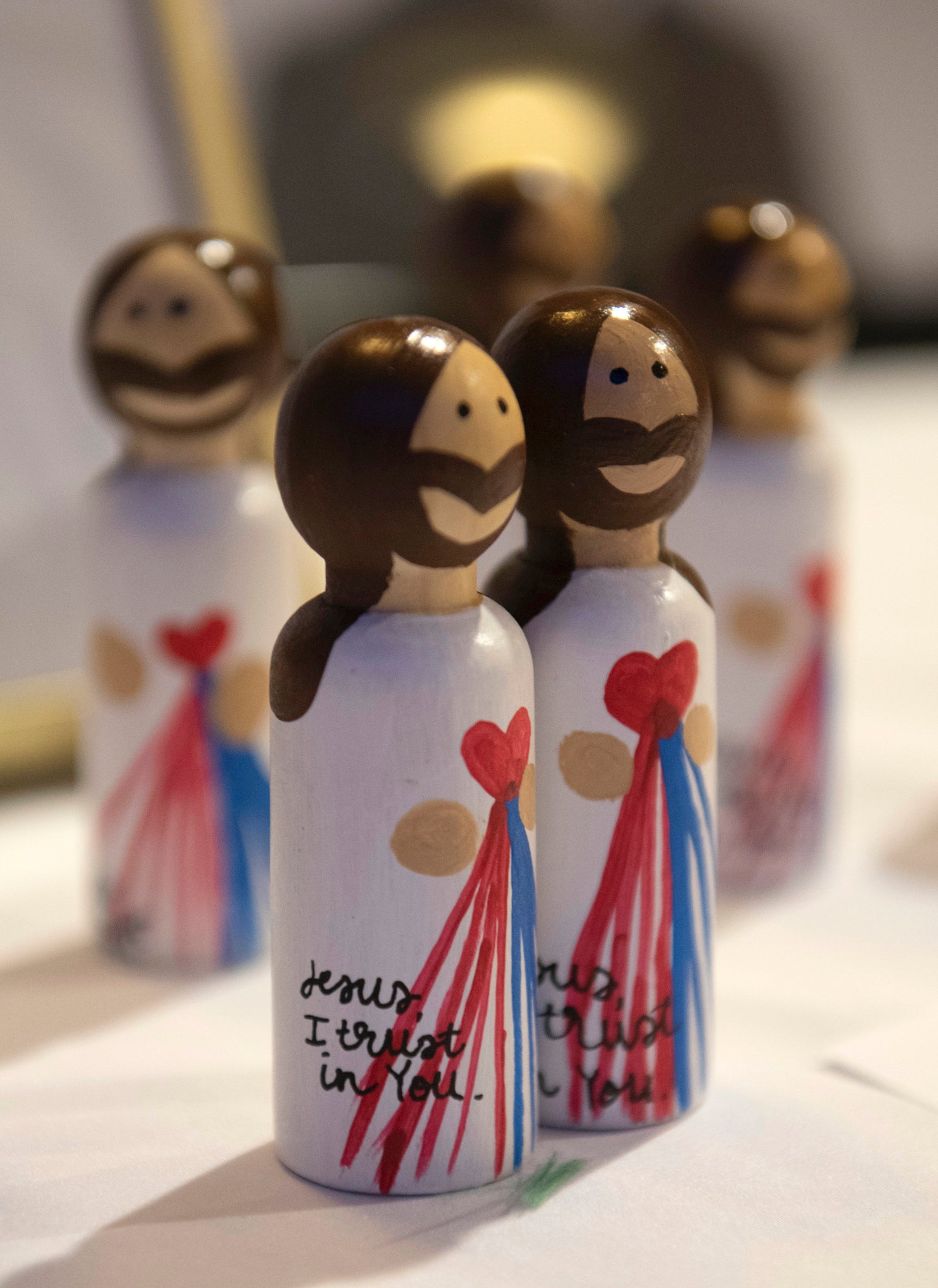 Divine Mercy Peg Doll