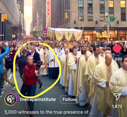 What people didn't see at the NYC Eucharistic Procession