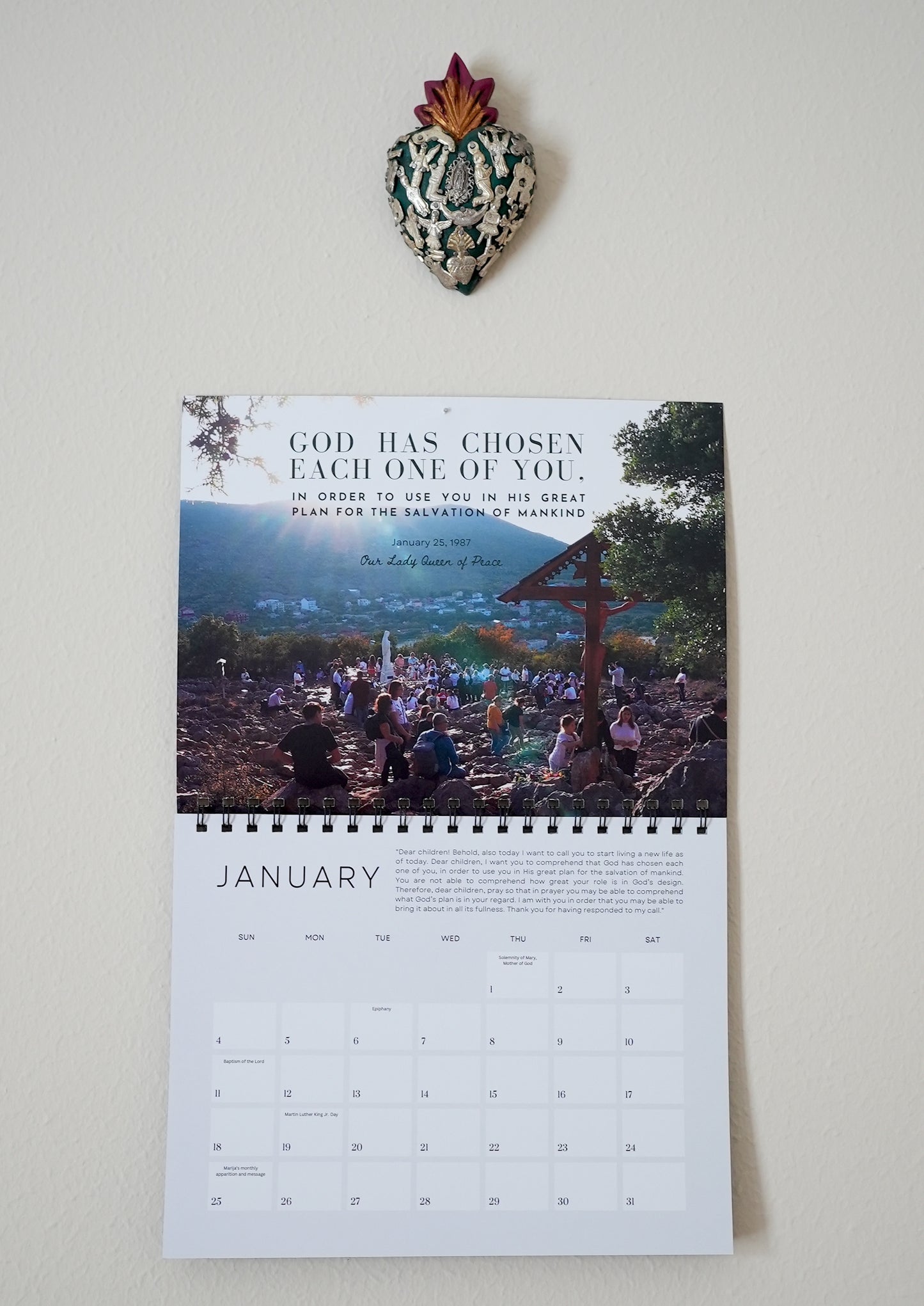 Medjugorje 2026 Calendar