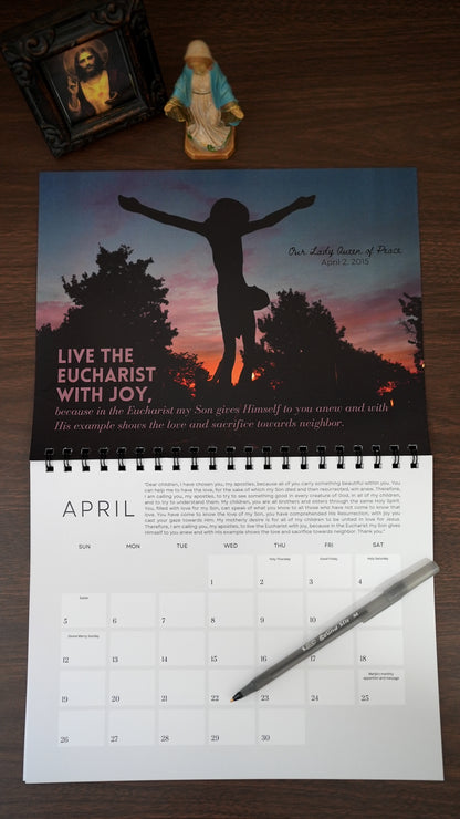Medjugorje 2026 Calendar
