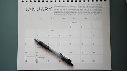 Medjugorje 2026 Calendar