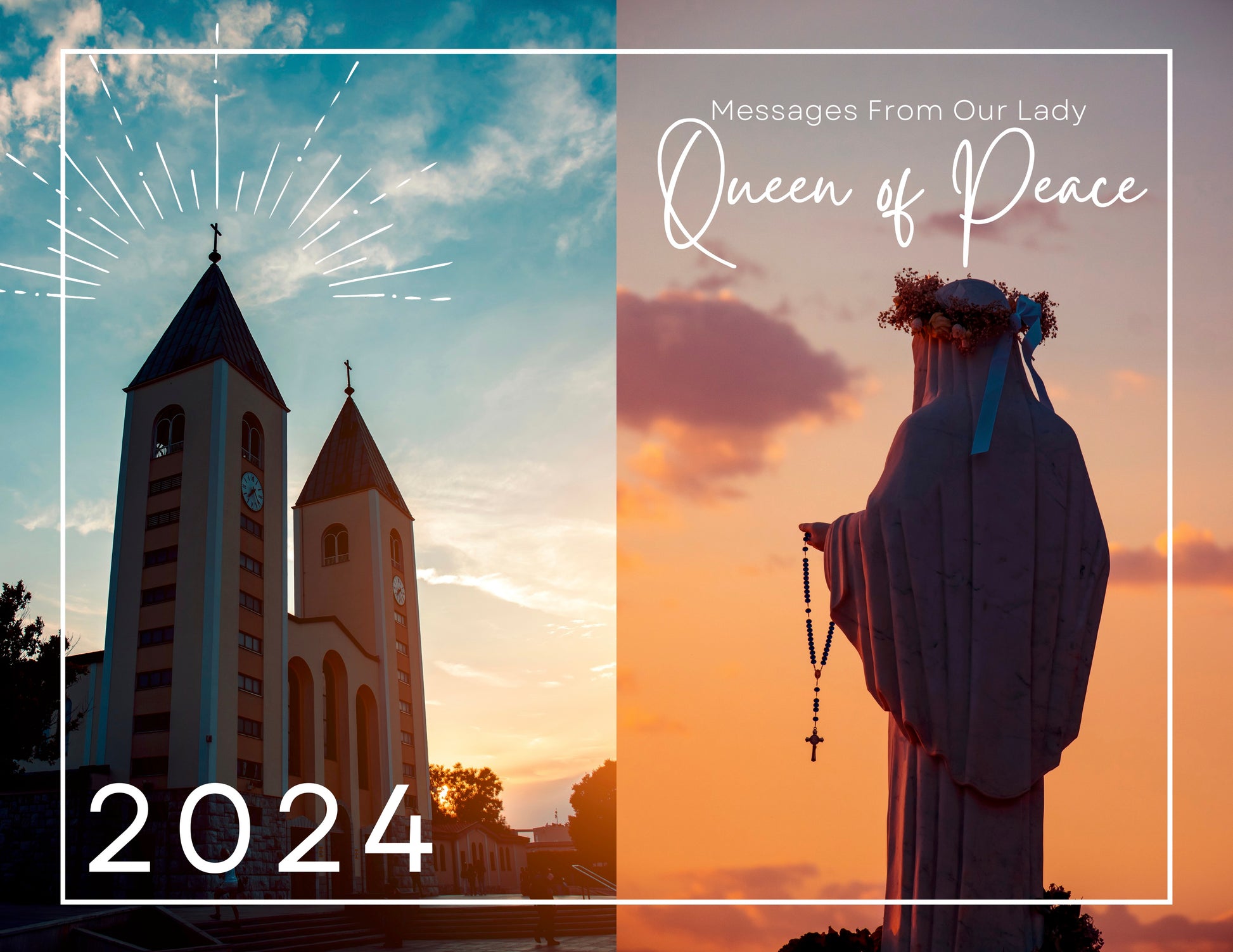 Calendario 2024, ya a la venta, en formato pared y sobremesa! - Medjugorje  - Virgen de Medjugorje