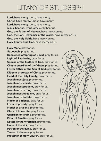 St. Joseph Holy Cloak Novena booklet